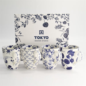 Set de 4 mugs Flora Japonica