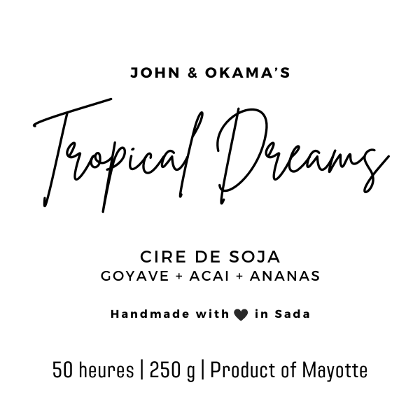 Bougie parfumée TROPICAL DREAMS