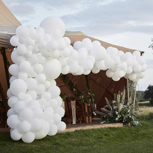Kit pour arche de Luxe White Balloon