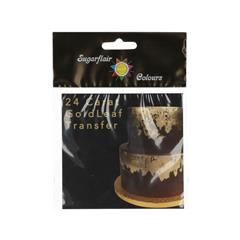 Sugarflair feuille d’or 24 carrats