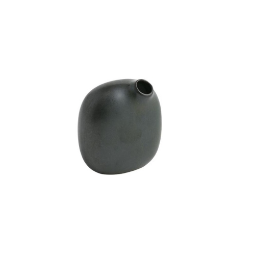 Vase SACCO 02 en porcelaine Noir