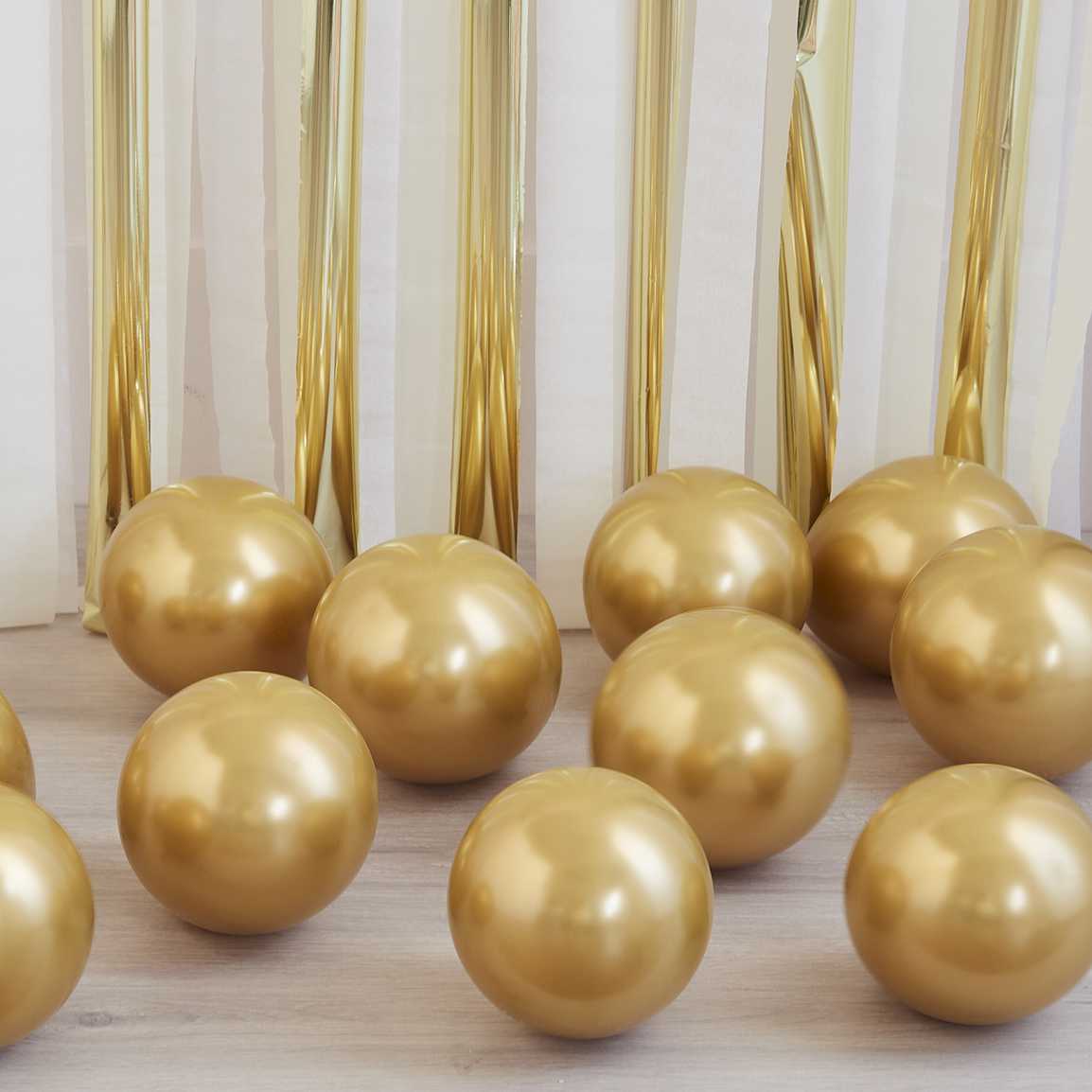 Pack de ballons gold x 40