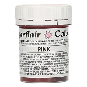Sugarflair Colorant pour chocolat - PINK - 35G