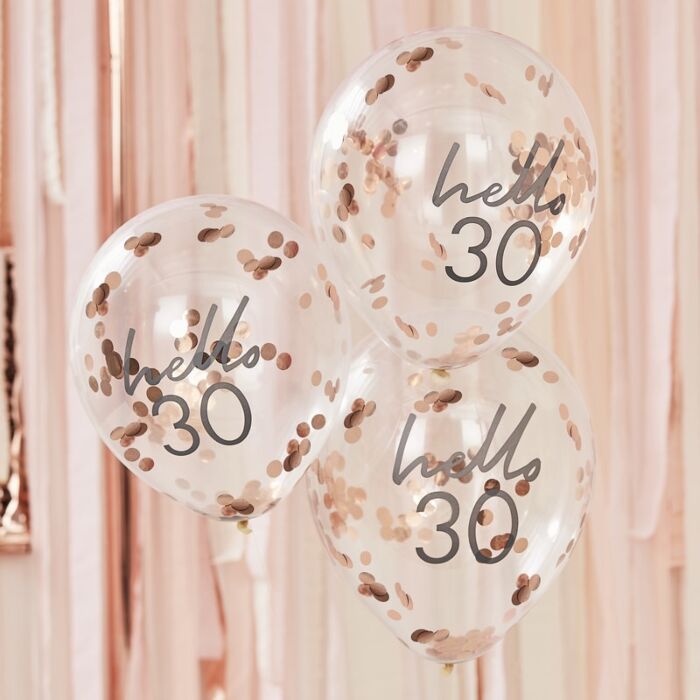 Ballons "Hello 30"