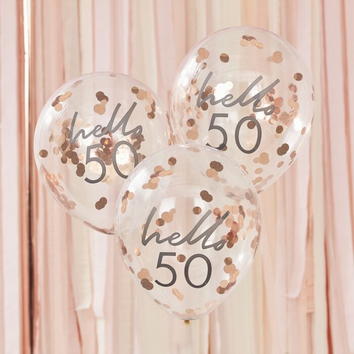 Ballons "Hello 50"