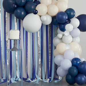 Kit pour arche de 70 ballons bleu