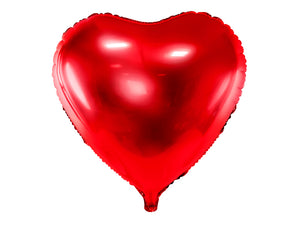 Ballon grand coeur rouge 61cm